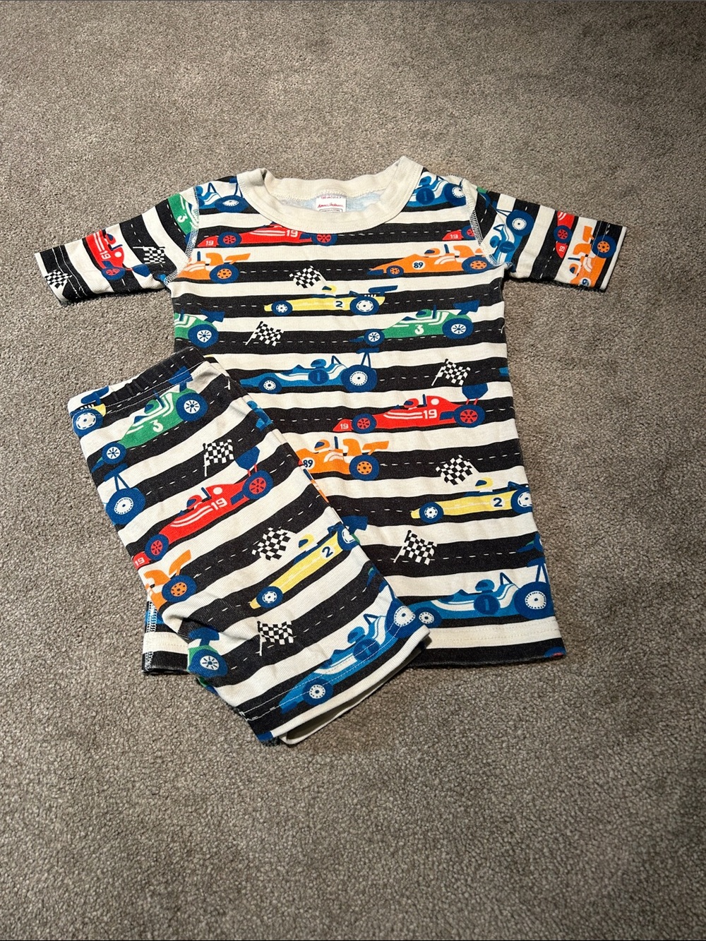 Hanna Andersson race car pjs